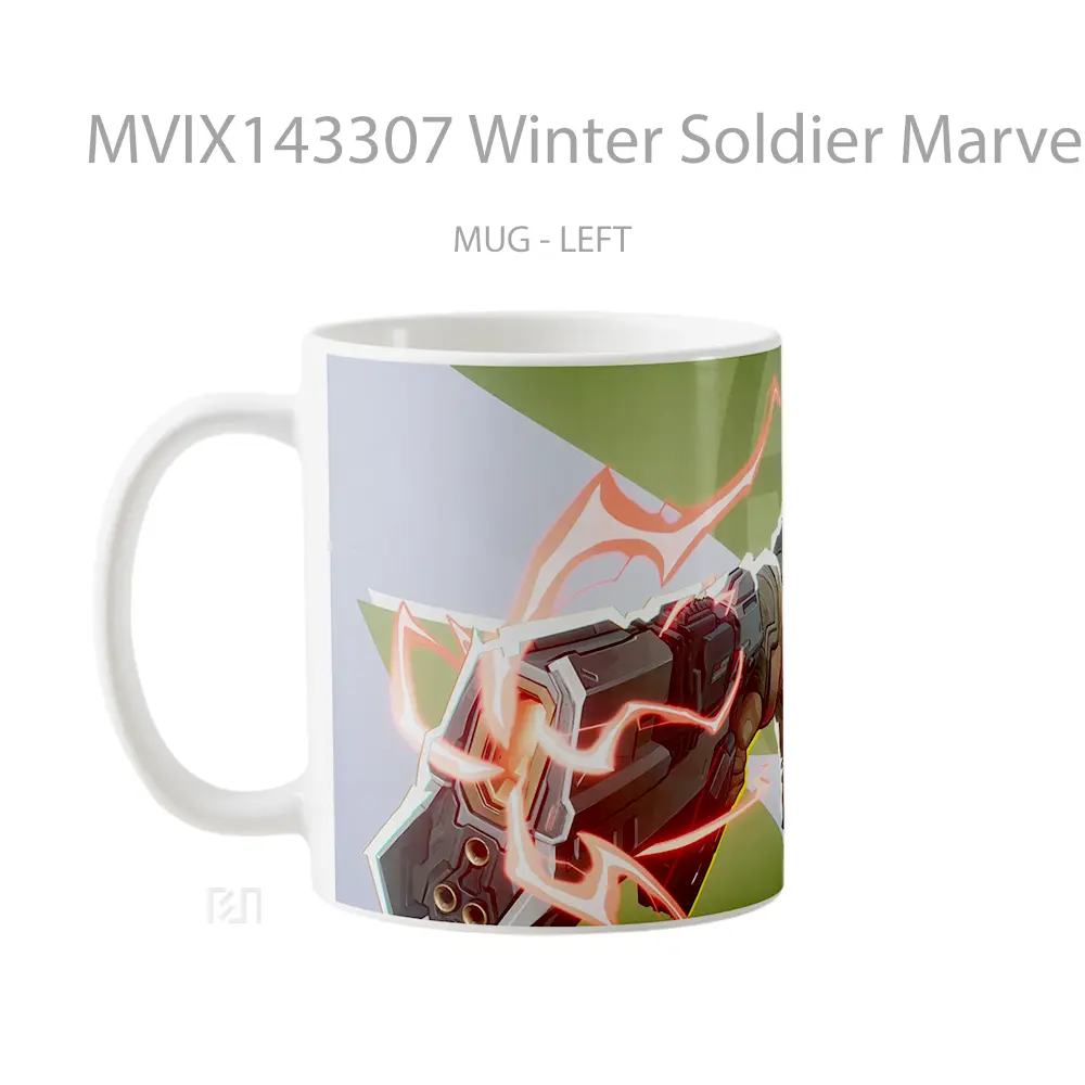 Mug Winter Soldier Marvel Rivals Mvp Gelas Superhero - All-side / Desain