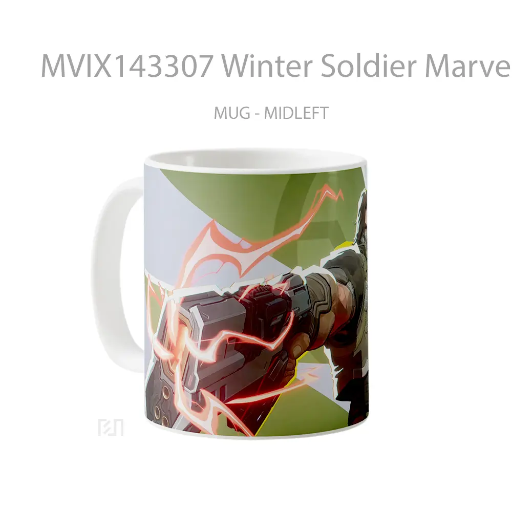 Mug Winter Soldier Marvel Rivals Mvp Gelas Superhero - All-side / Desain