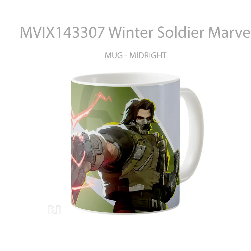 Mug Winter Soldier Marvel Rivals Mvp Gelas Superhero - All-side / Desain