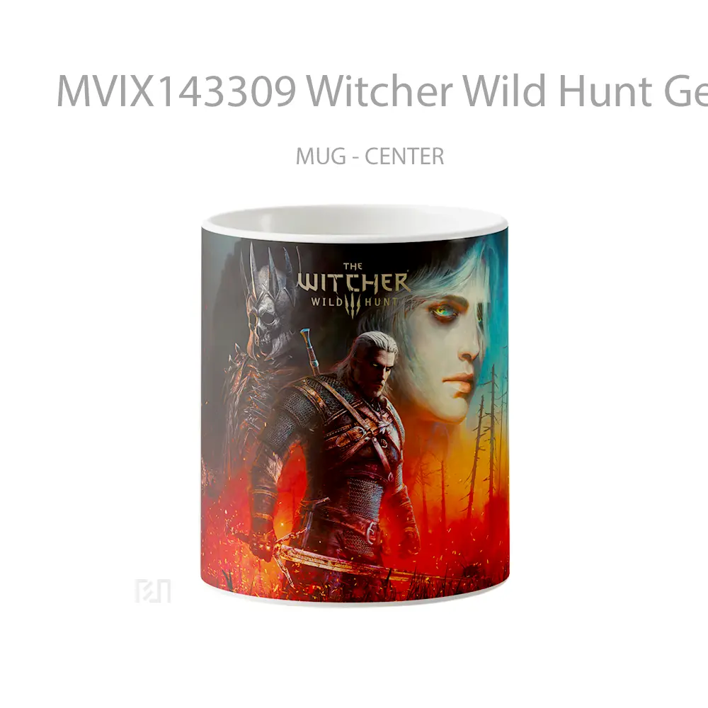 Mug Witcher Wild Hunt Geralt 10 Years Ciri Gelas Keramik Unik