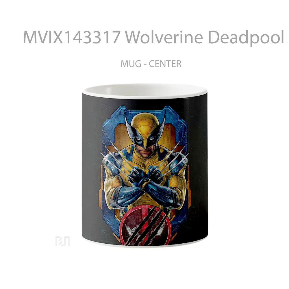 Mug Wolverine Deadpool Gelas Keramik Unik