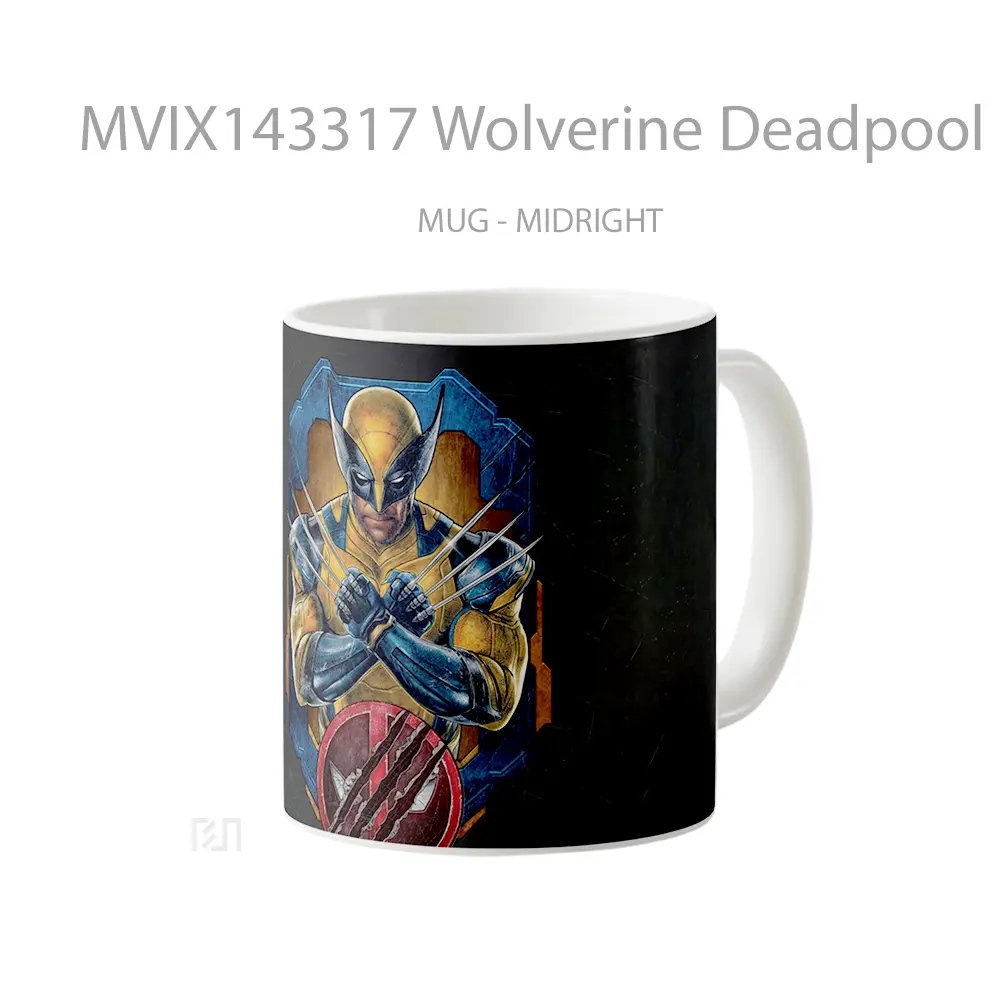 Mug Wolverine Deadpool Gelas Keramik Unik - All-side / Desain