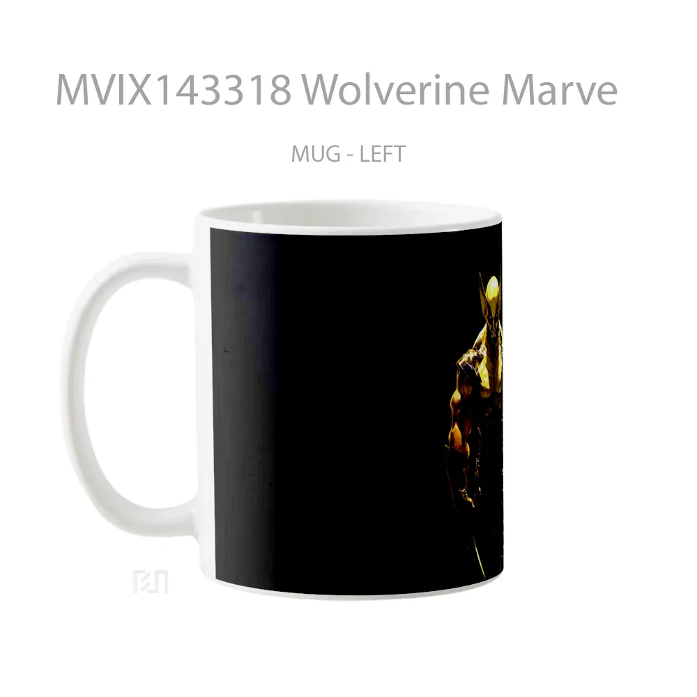 Mug Wolverine Marve Gelas Keramik Unik - All-side / Desain