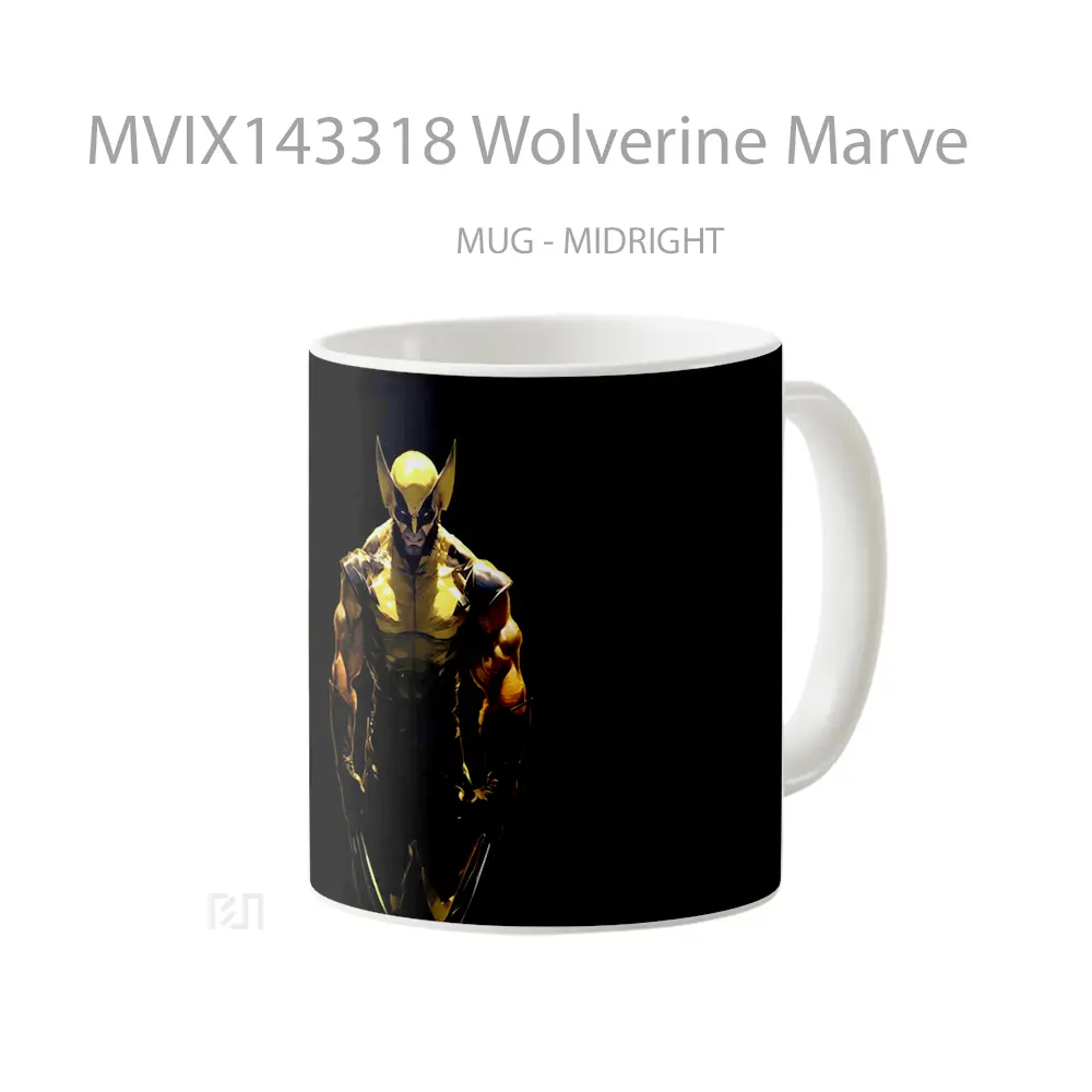 Mug Wolverine Marve Gelas Keramik Unik - All-side / Desain