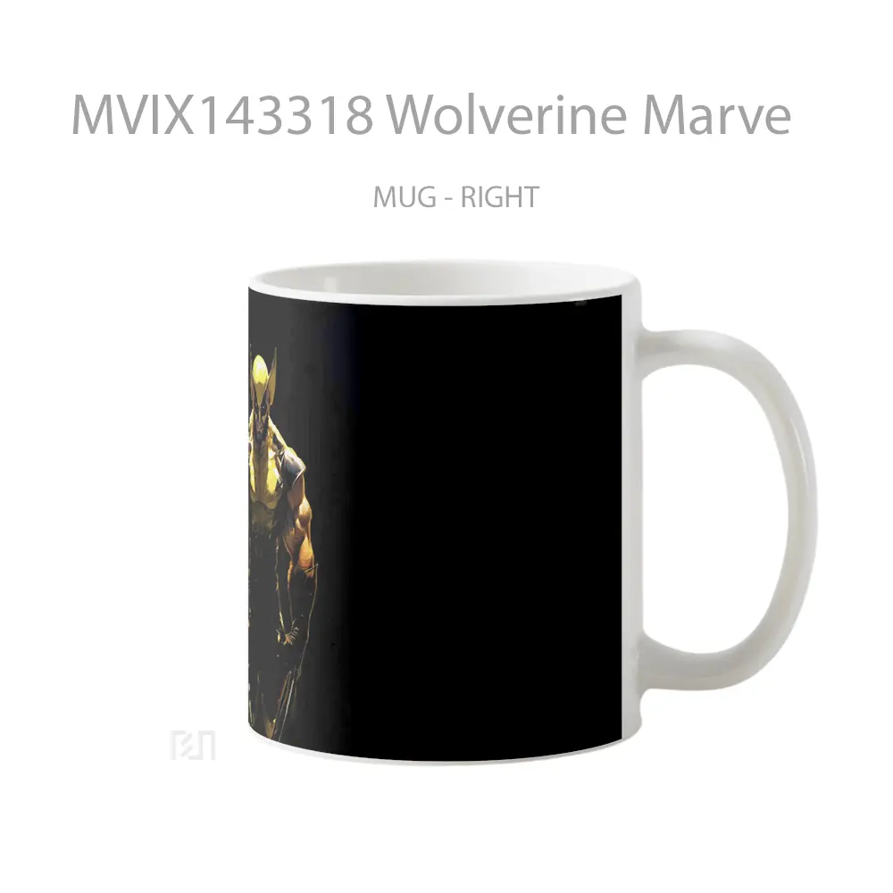 Mug Wolverine Marve Gelas Keramik Unik - All-side / Desain