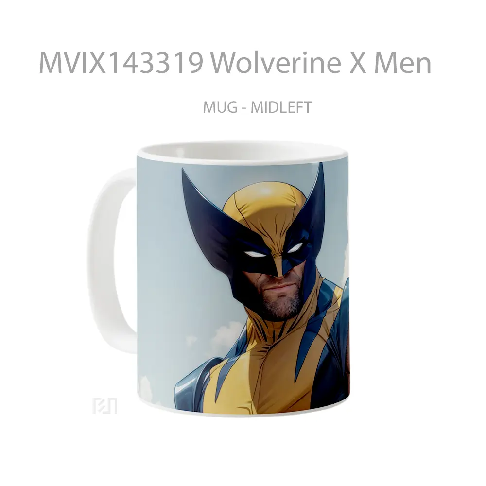 Mug Wolverine X Men Gelas Keramik Unik - All-side / Desain