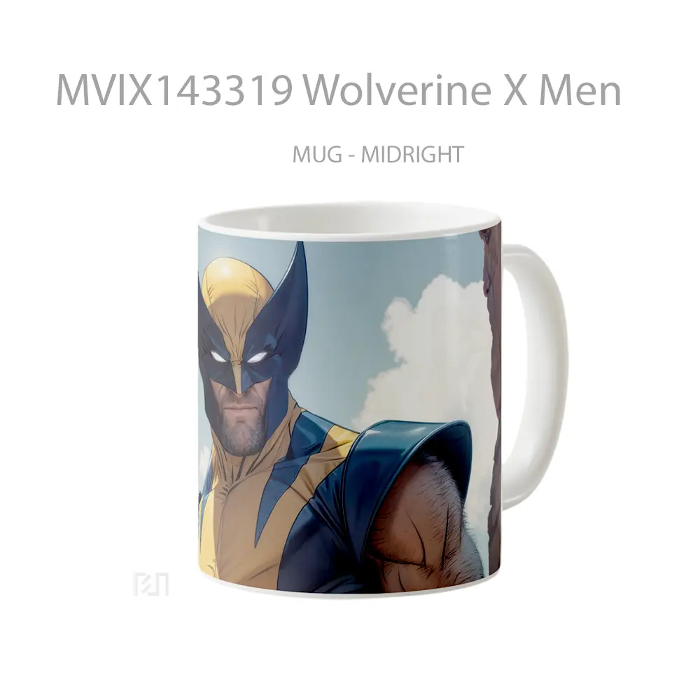 Mug Wolverine X Men Gelas Keramik Unik - All-side / Desain