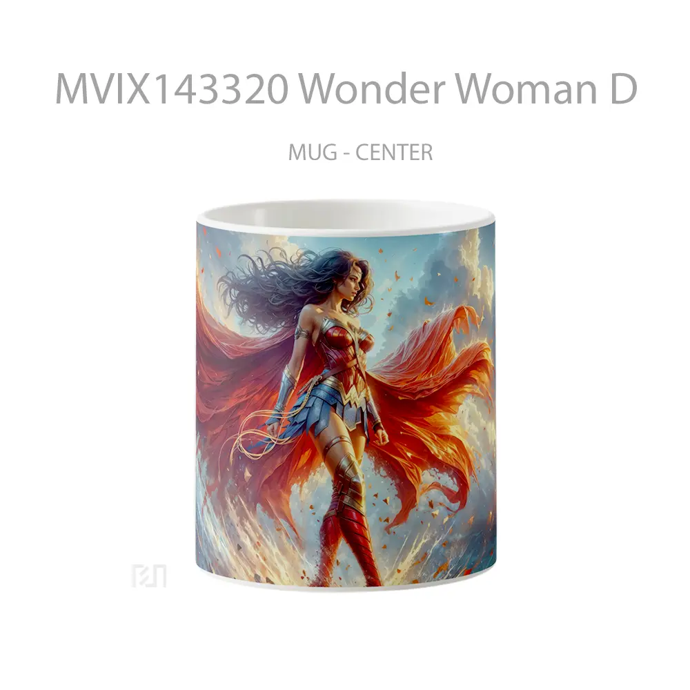 Mug Wonder Woman D Gelas Superhero