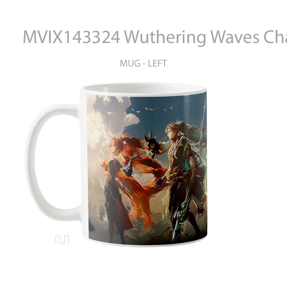 Mug Wuthering Waves Characters Gelas Keramik Unik - All-side / Desain