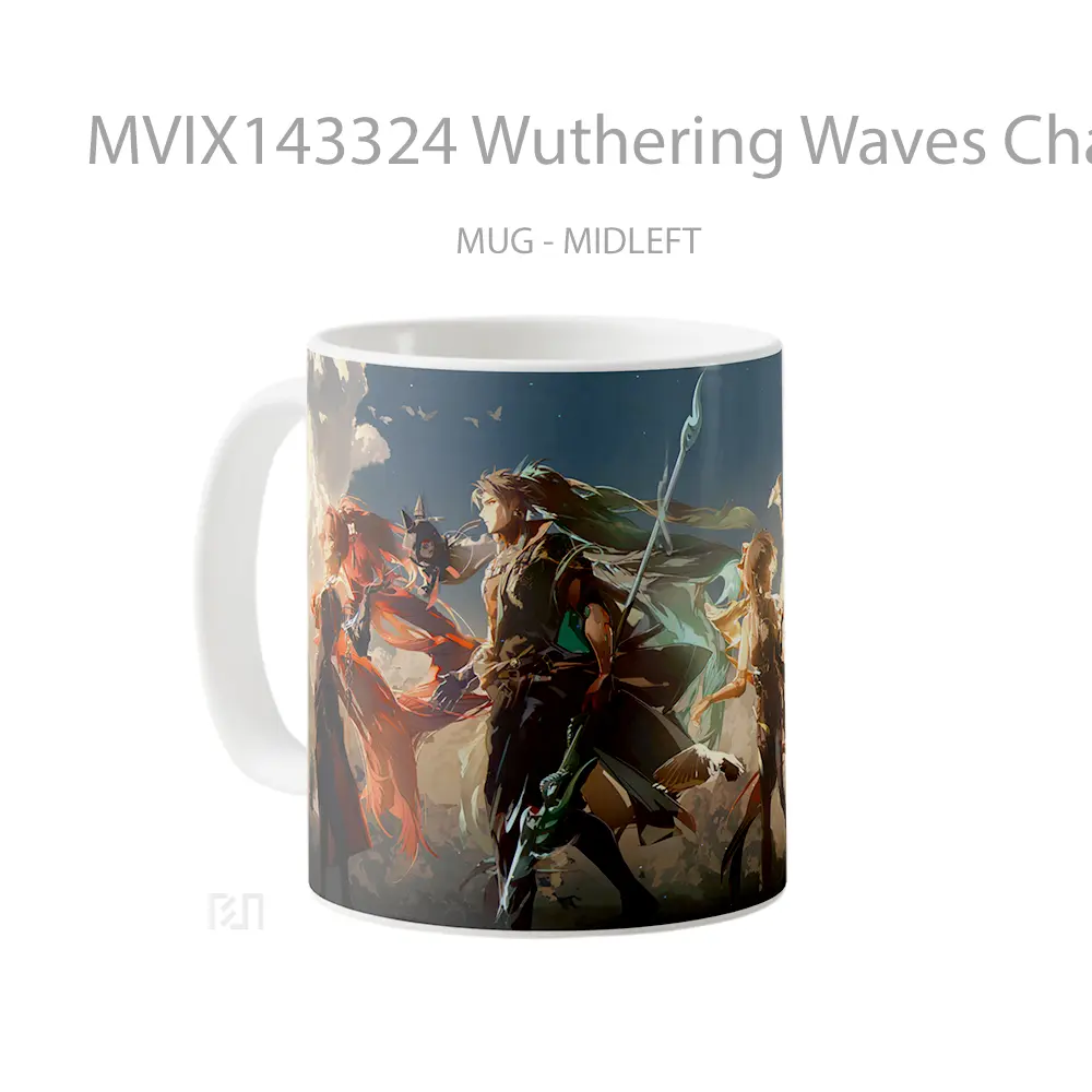 Mug Wuthering Waves Characters Gelas Keramik Unik - All-side / Desain