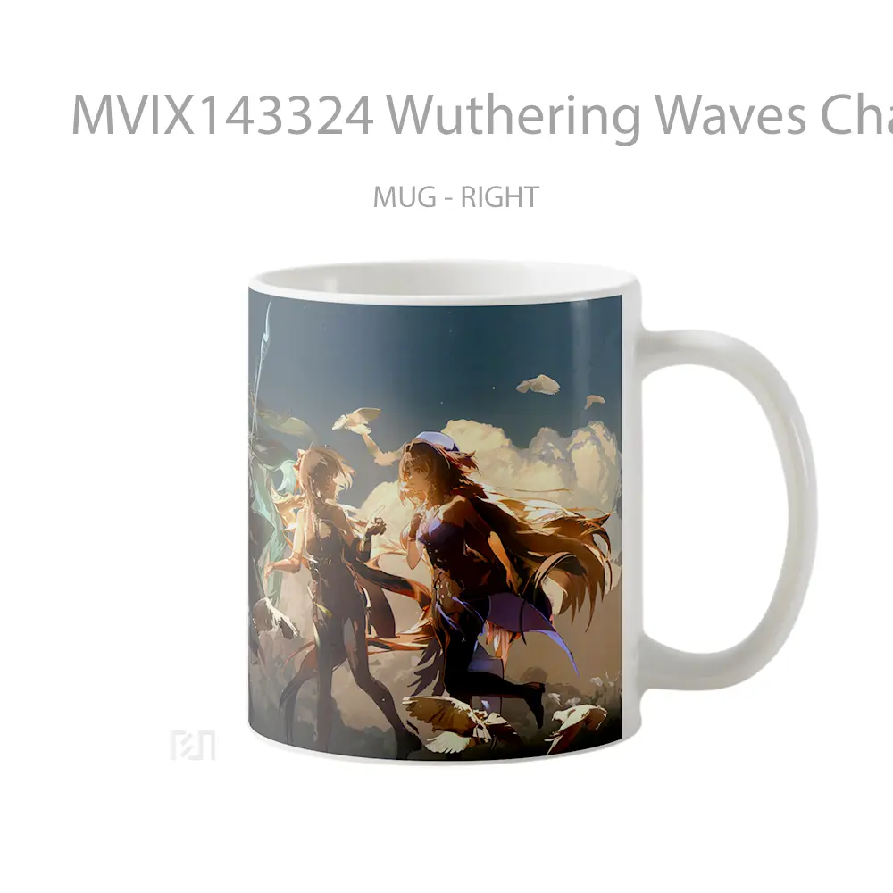 Mug Wuthering Waves Characters Gelas Keramik Unik - All-side / Desain