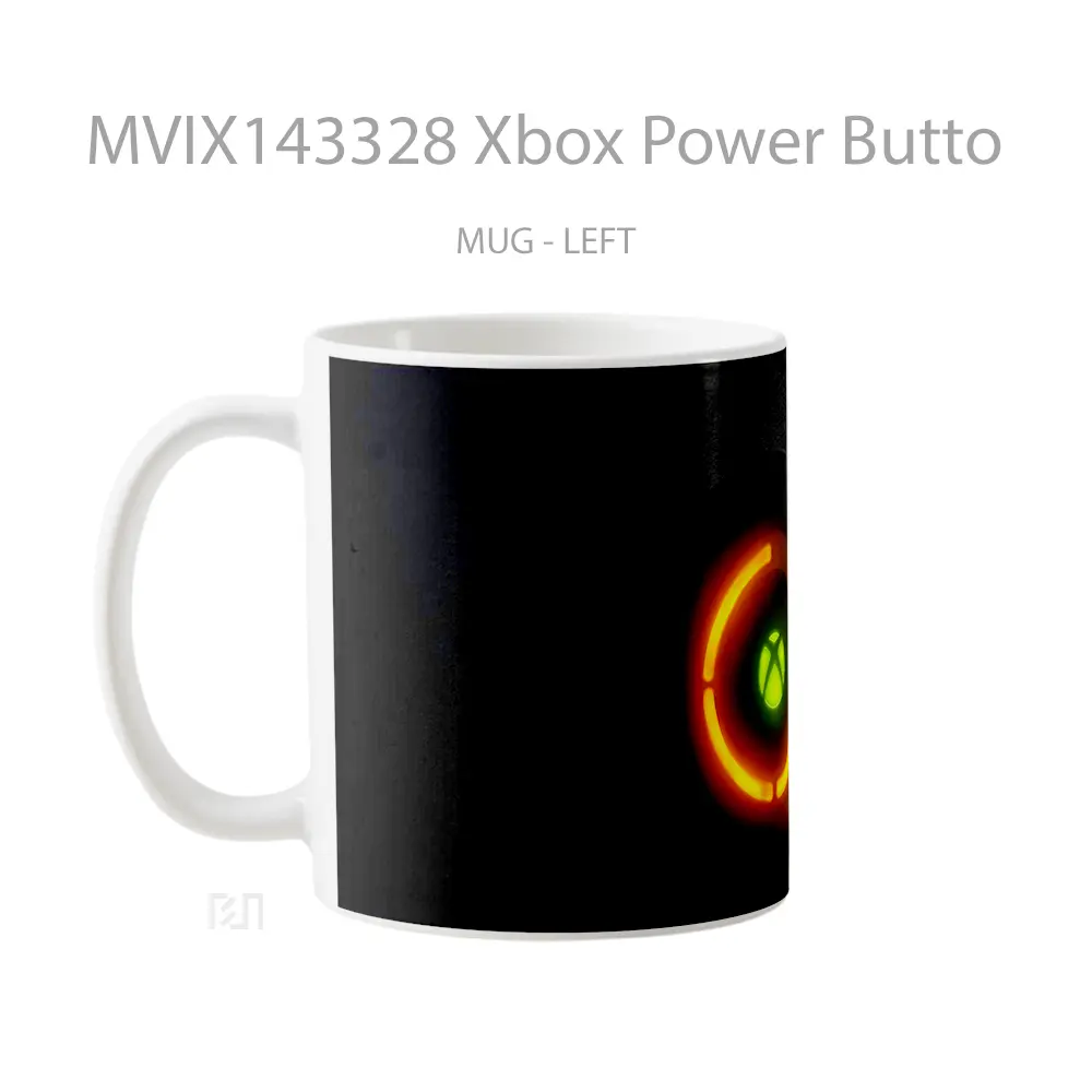 Mug Xbox Power Butto Cangkir Gamer - All-side / Desain