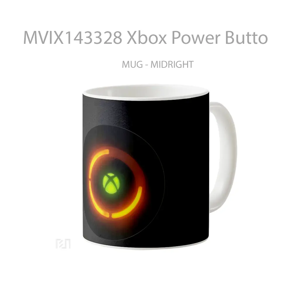 Mug Xbox Power Butto Cangkir Gamer - All-side / Desain