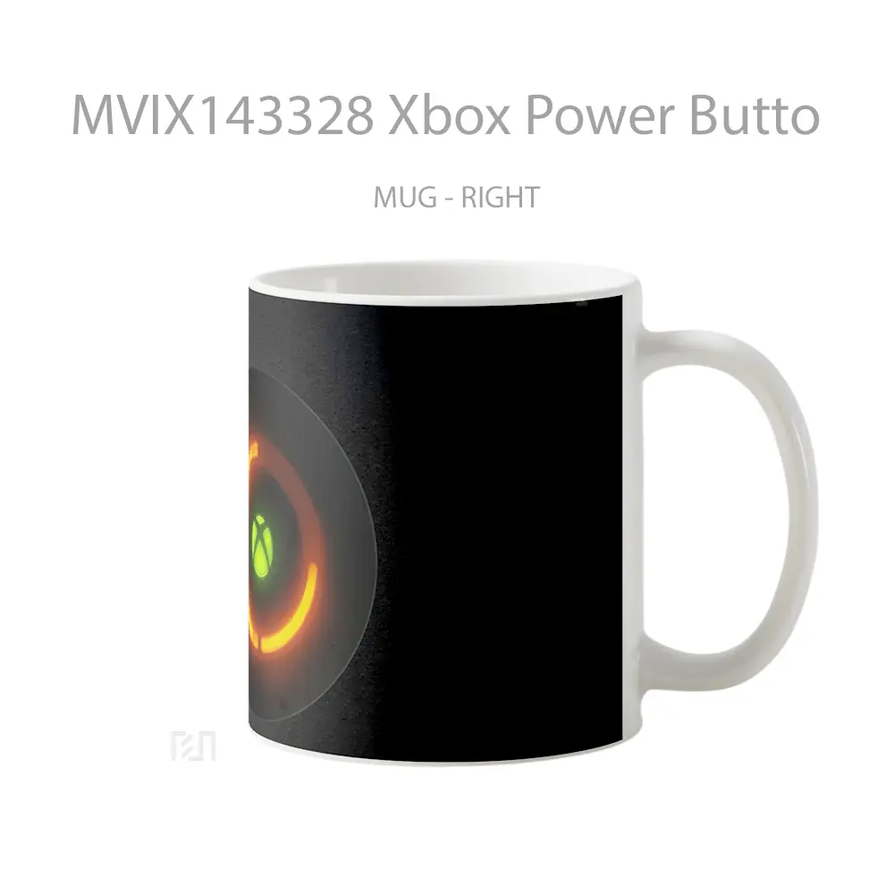 Mug Xbox Power Butto Cangkir Gamer - All-side / Desain