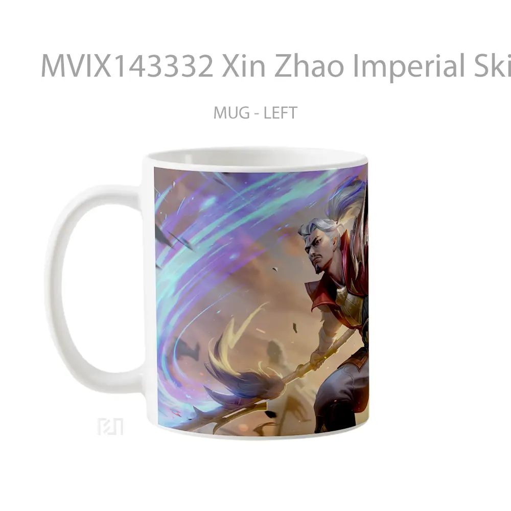 Mug Xin Zhao Imperial Skin Lol Rework Splash Art Cangkir Gamer - All-side / Desain