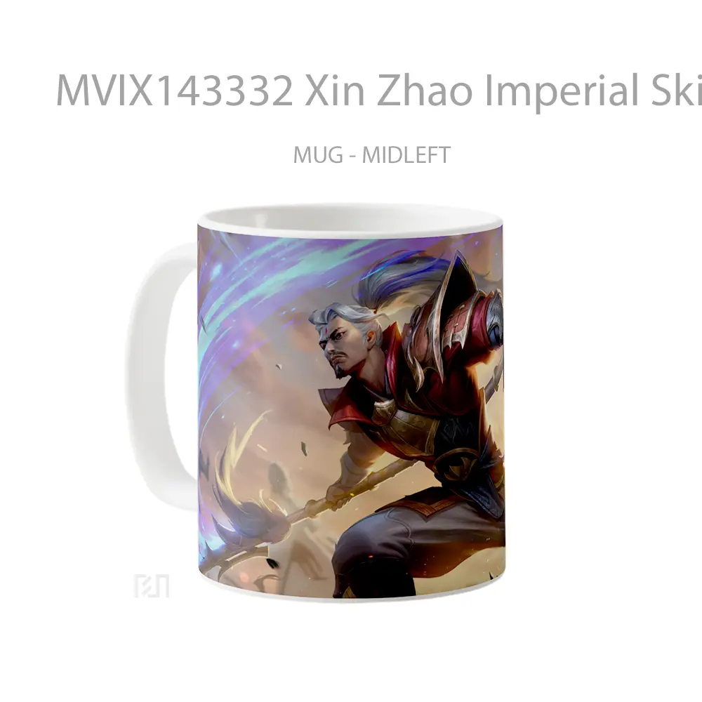 Mug Xin Zhao Imperial Skin Lol Rework Splash Art Cangkir Gamer - All-side / Desain