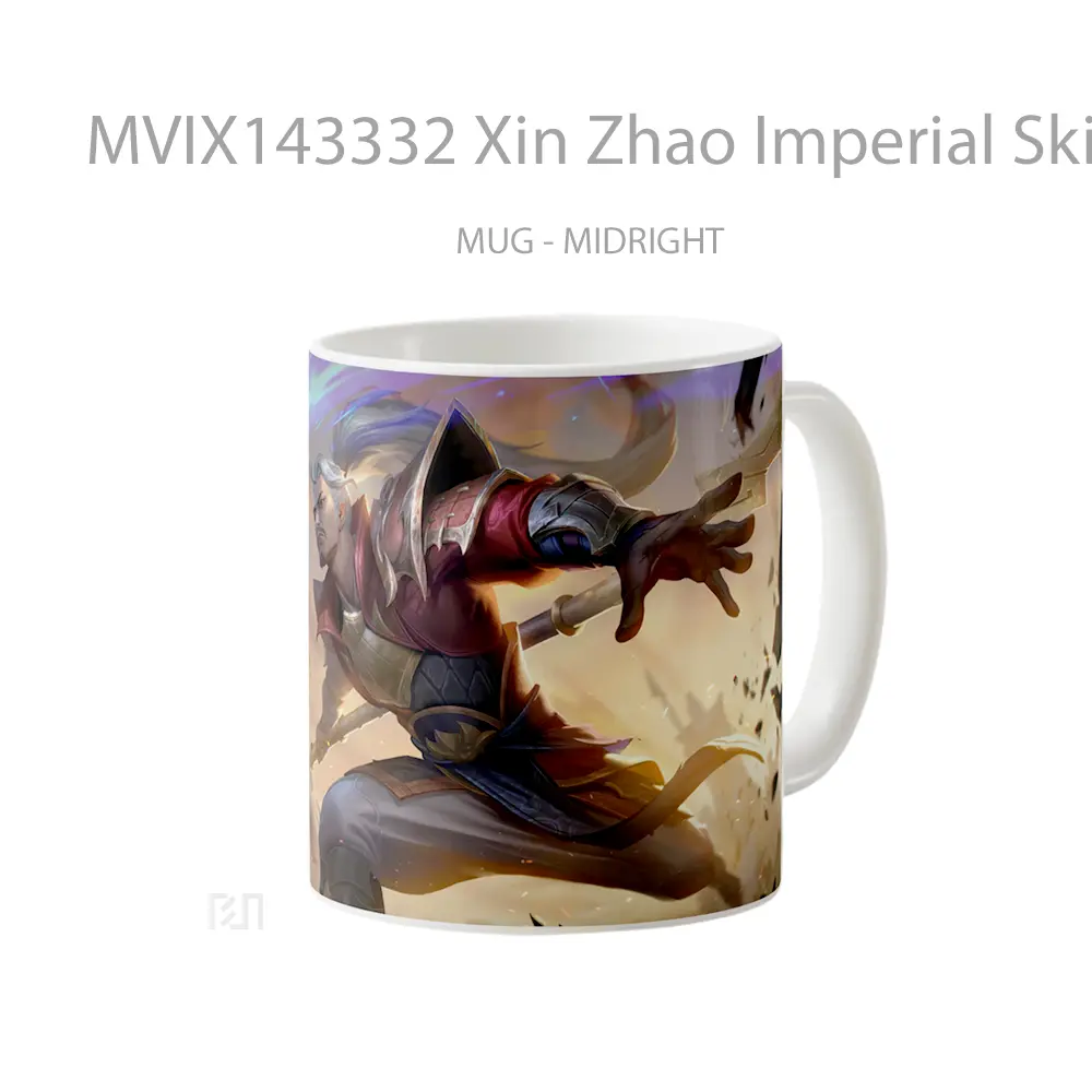 Mug Xin Zhao Imperial Skin Lol Rework Splash Art Cangkir Gamer - All-side / Desain