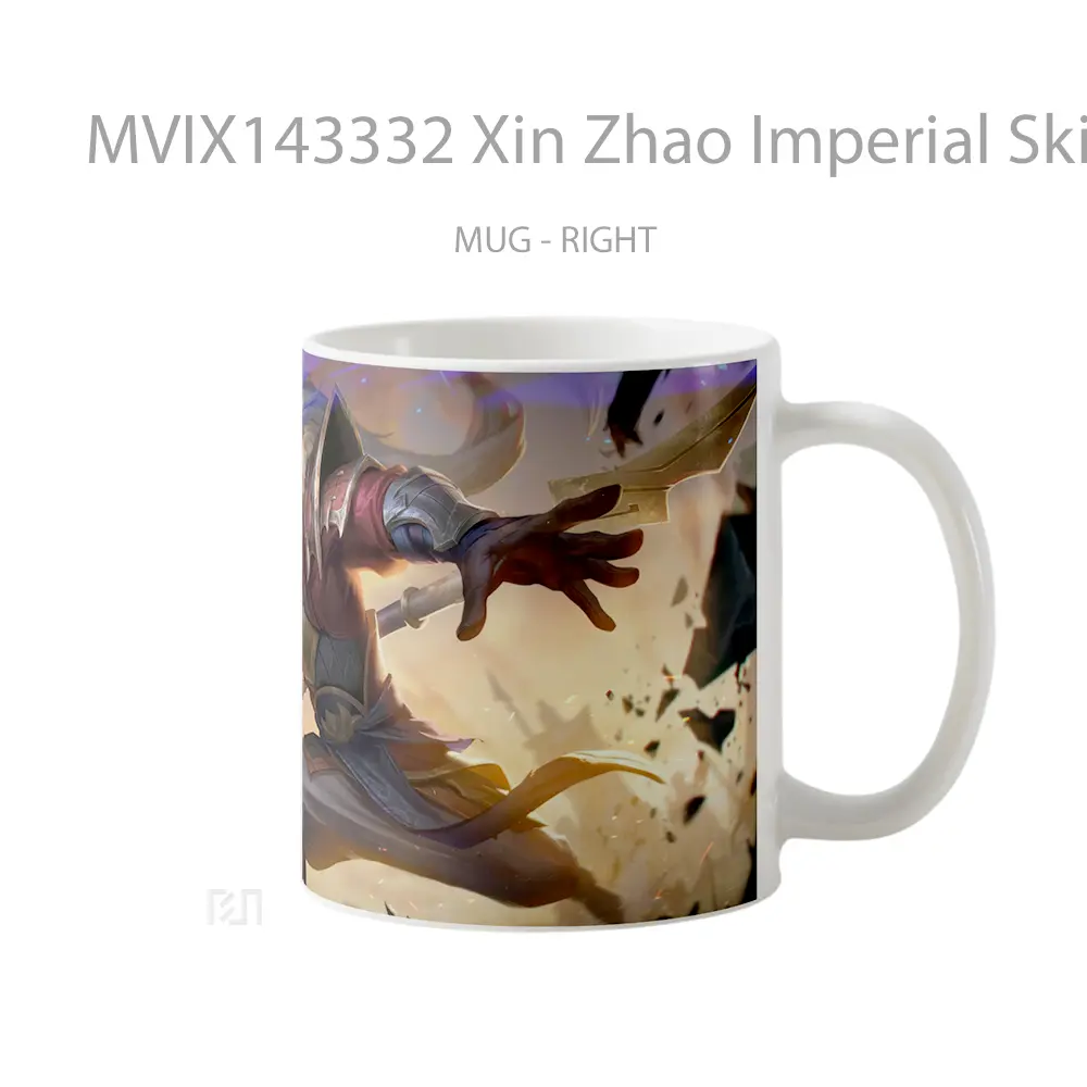 Mug Xin Zhao Imperial Skin Lol Rework Splash Art Cangkir Gamer - All-side / Desain