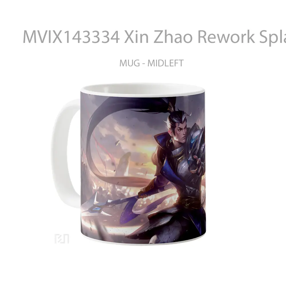Mug Xin Zhao Rework Splash Art Gelas Keramik Unik - All-side / Desain