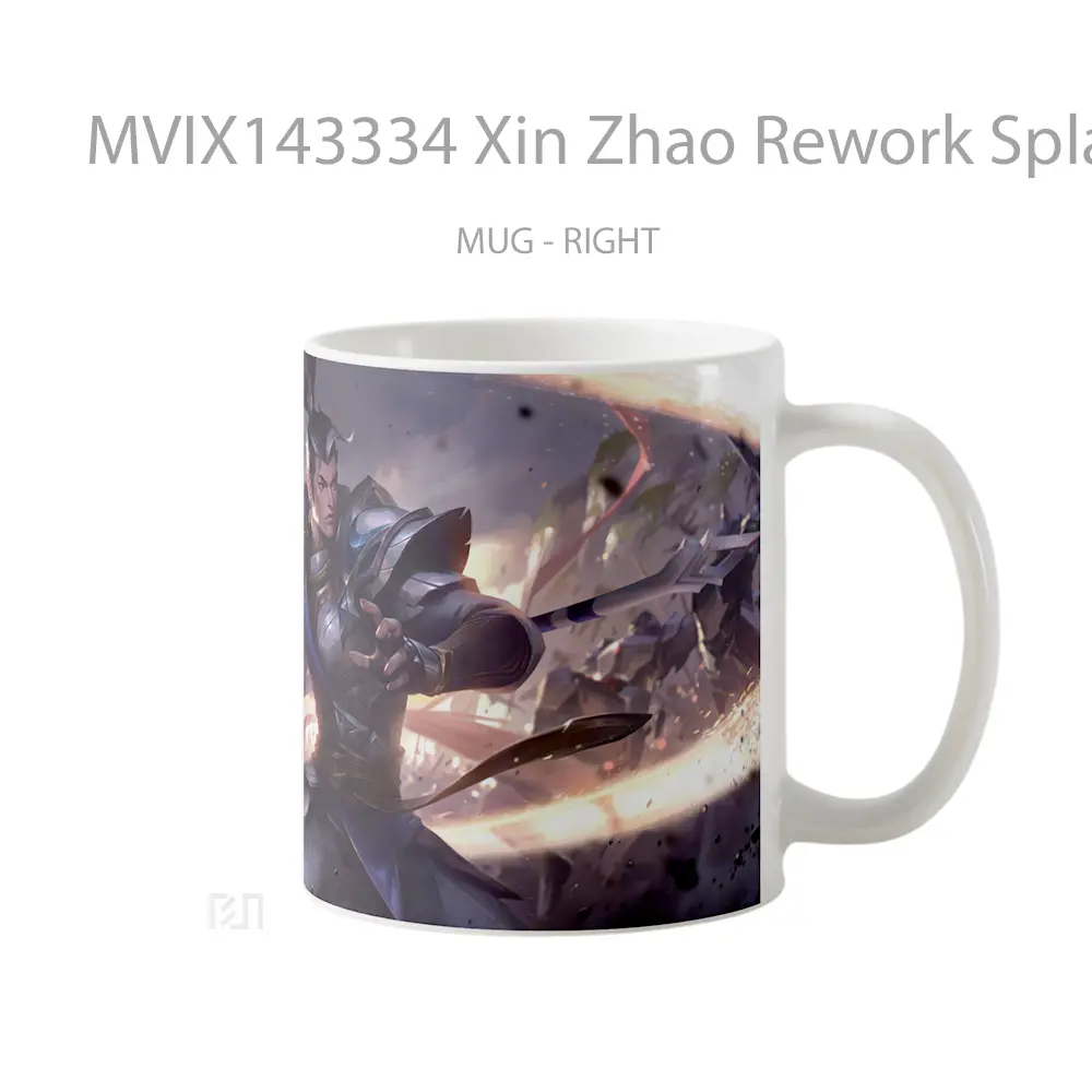 Mug Xin Zhao Rework Splash Art Gelas Keramik Unik - All-side / Desain