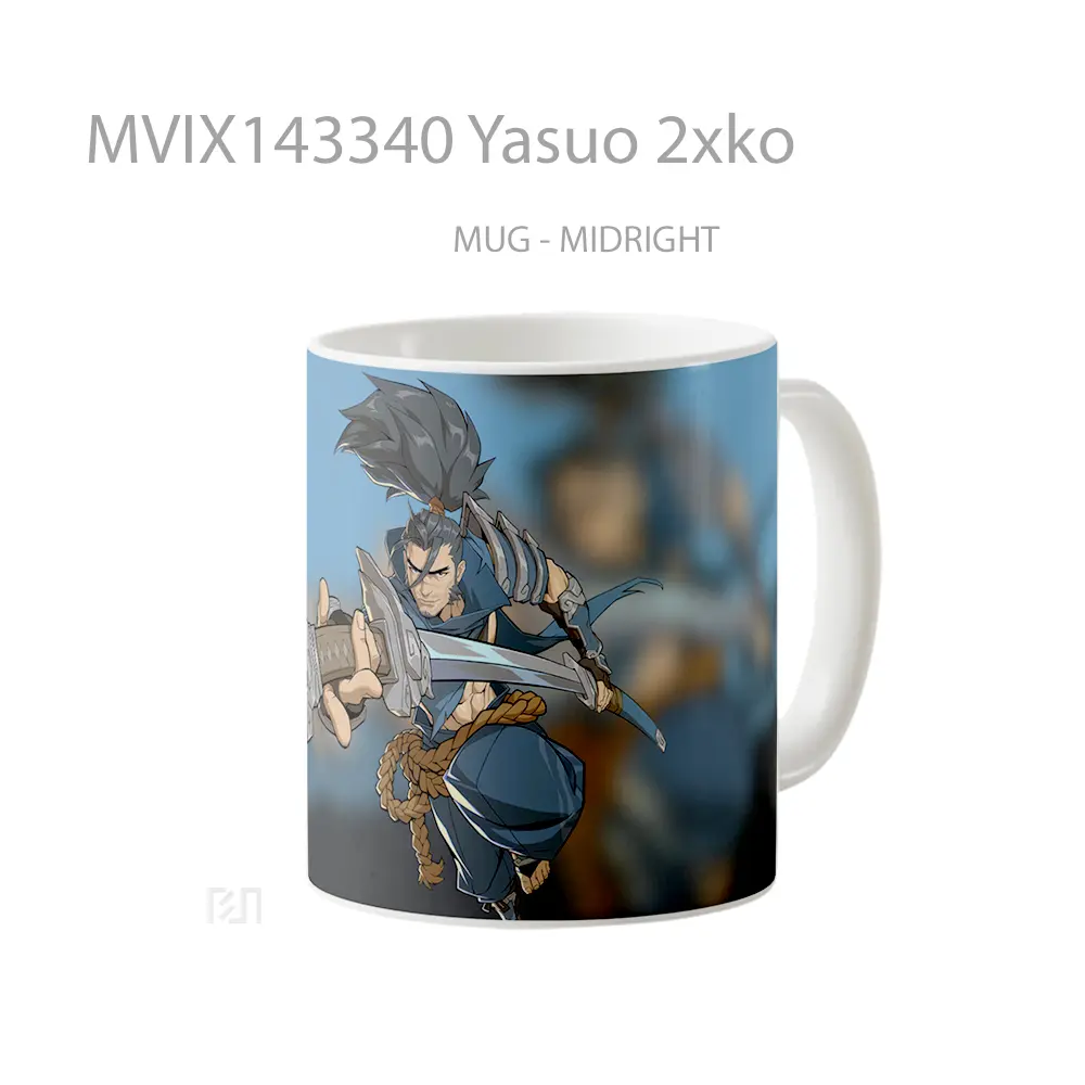 Mug Yasuo 2Xko Gelas Keramik Unik - All-side / Desain