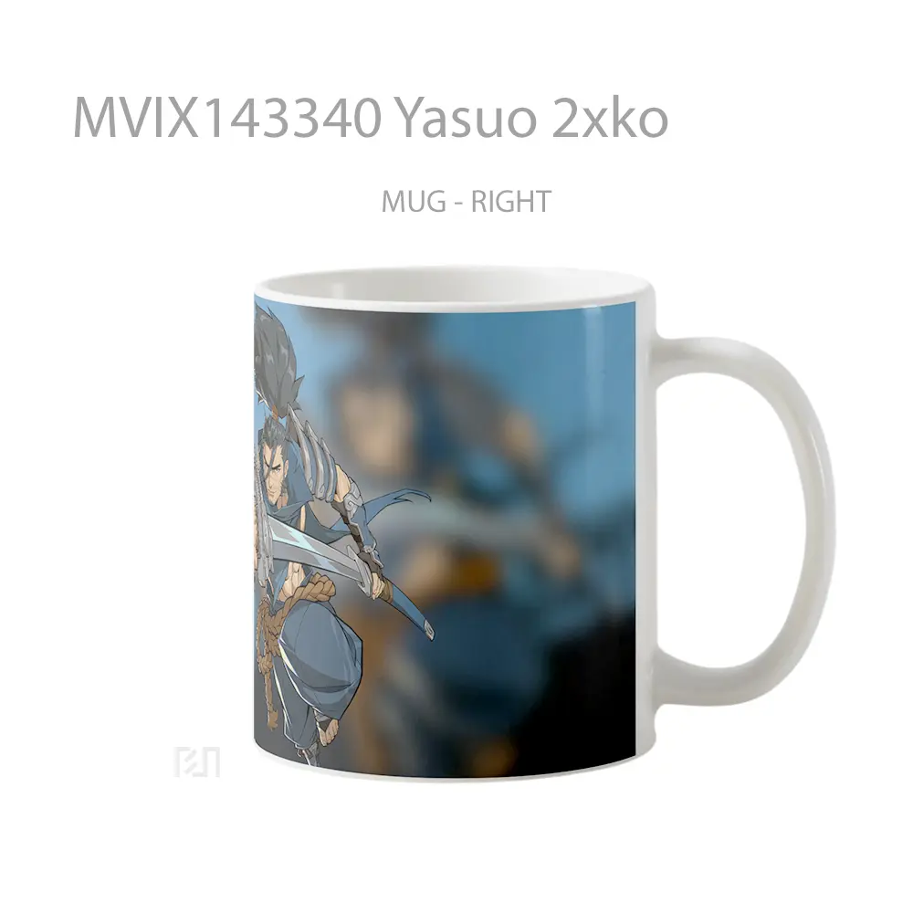 Mug Yasuo 2Xko Gelas Keramik Unik - All-side / Desain