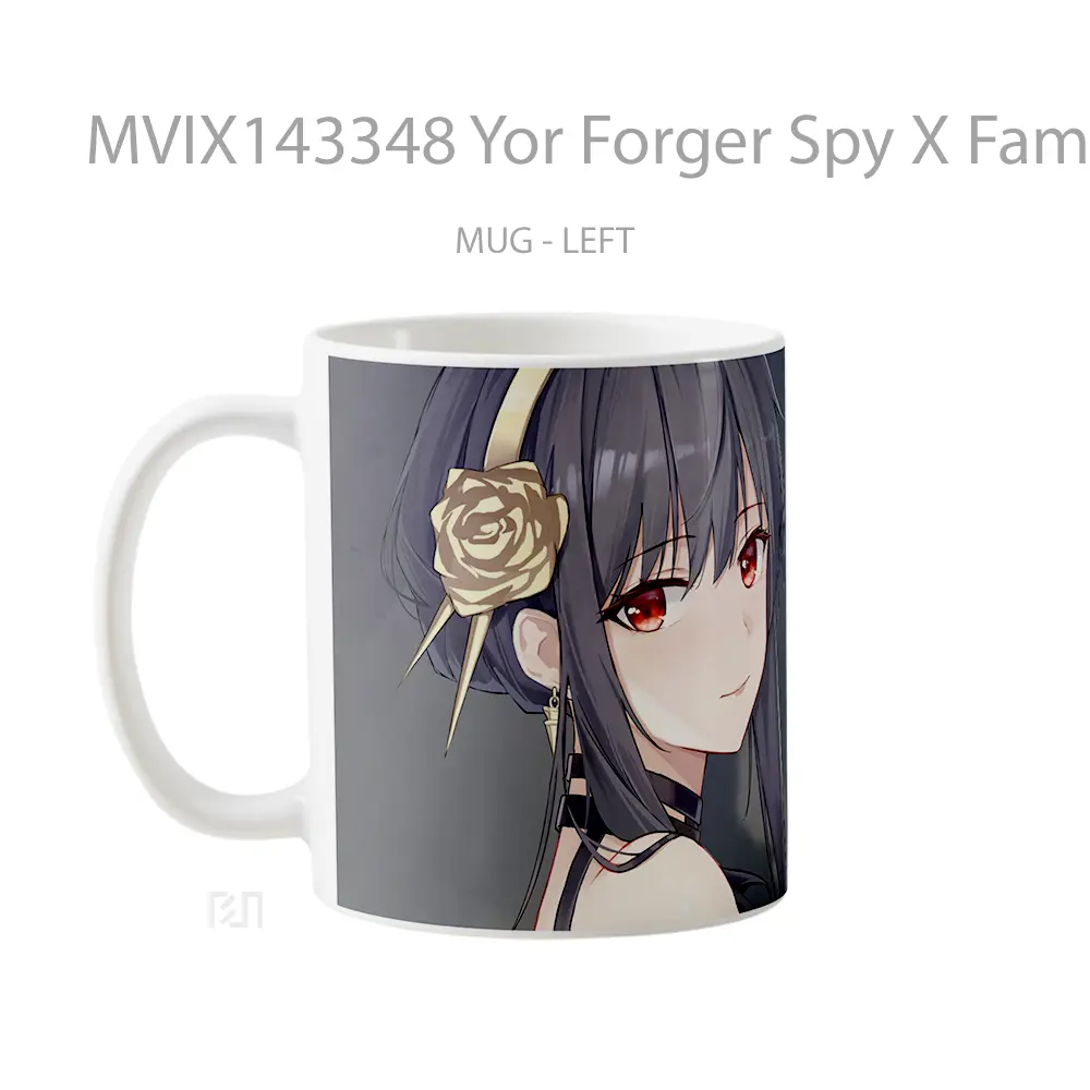 Mug Yor Forger Spy X Family Art Gelas Keramik Unik - All-side / Desain
