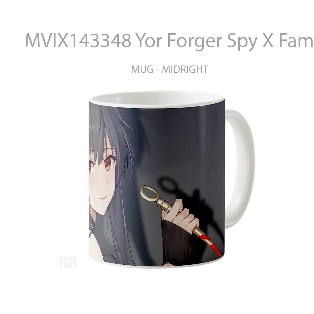 Mug Yor Forger Spy X Family Art Gelas Keramik Unik - All-side / Desain