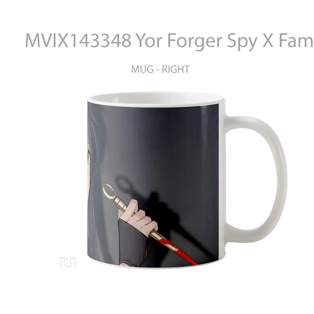 Mug Yor Forger Spy X Family Art Gelas Keramik Unik - All-side / Desain