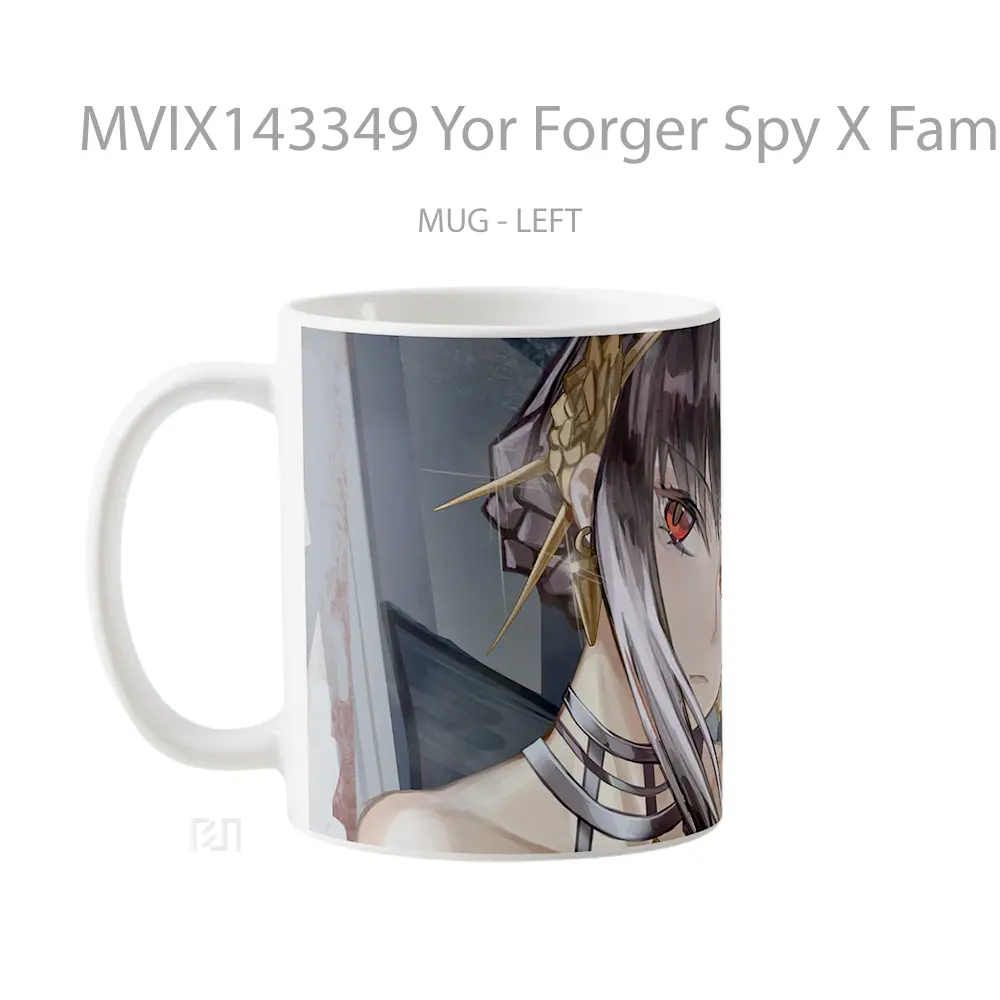 Mug Yor Forger Spy X Family Art Gelas Keramik Unik - All-side / Desain