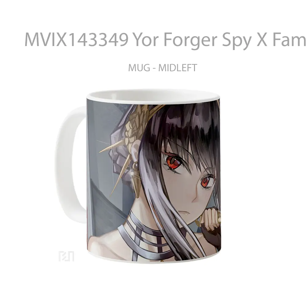 Mug Yor Forger Spy X Family Art Gelas Keramik Unik - All-side / Desain