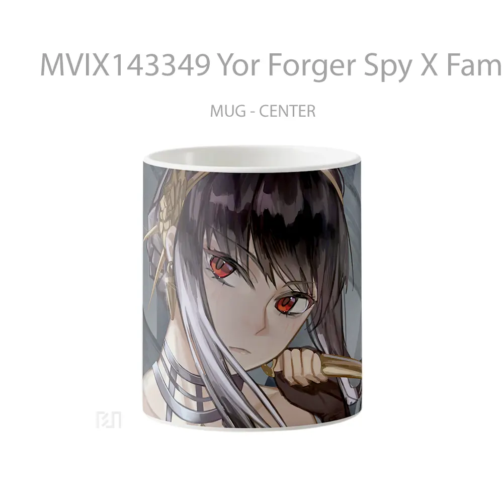 Mug Yor Forger Spy X Family Art Gelas Keramik Unik