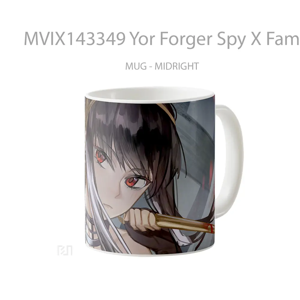 Mug Yor Forger Spy X Family Art Gelas Keramik Unik - All-side / Desain