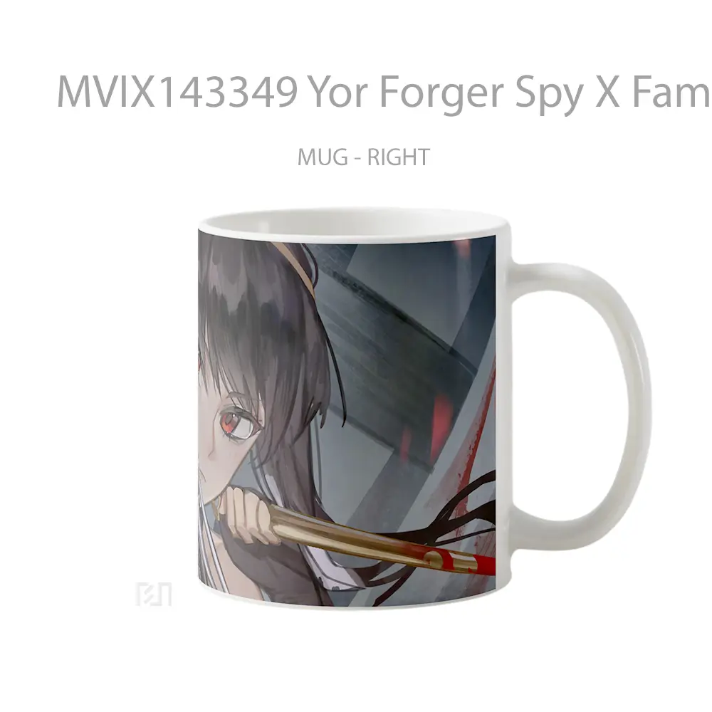 Mug Yor Forger Spy X Family Art Gelas Keramik Unik - All-side / Desain