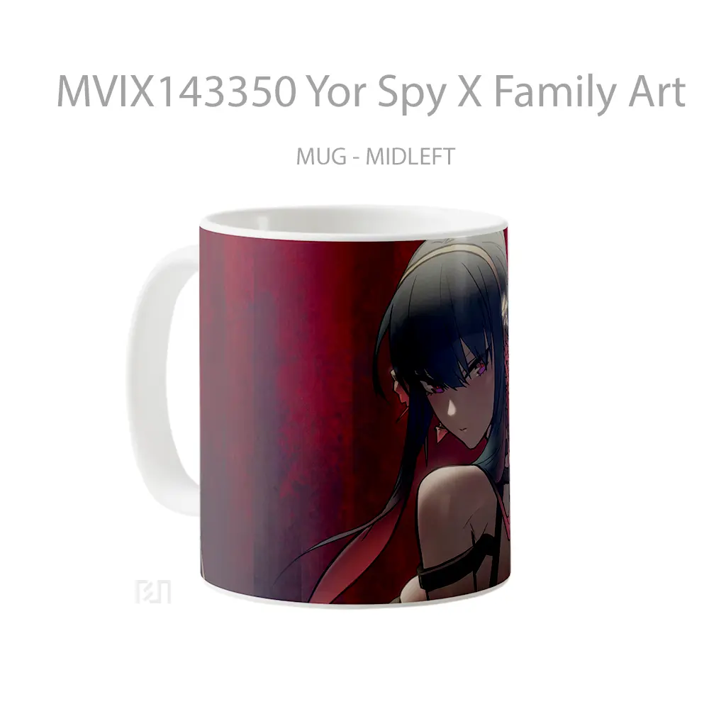 Mug Yor Spy X Family Art Gelas Keramik Unik - All-side / Desain