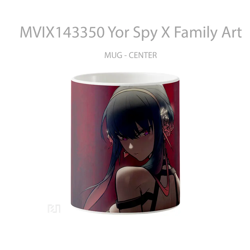 Mug Yor Spy X Family Art Gelas Keramik Unik