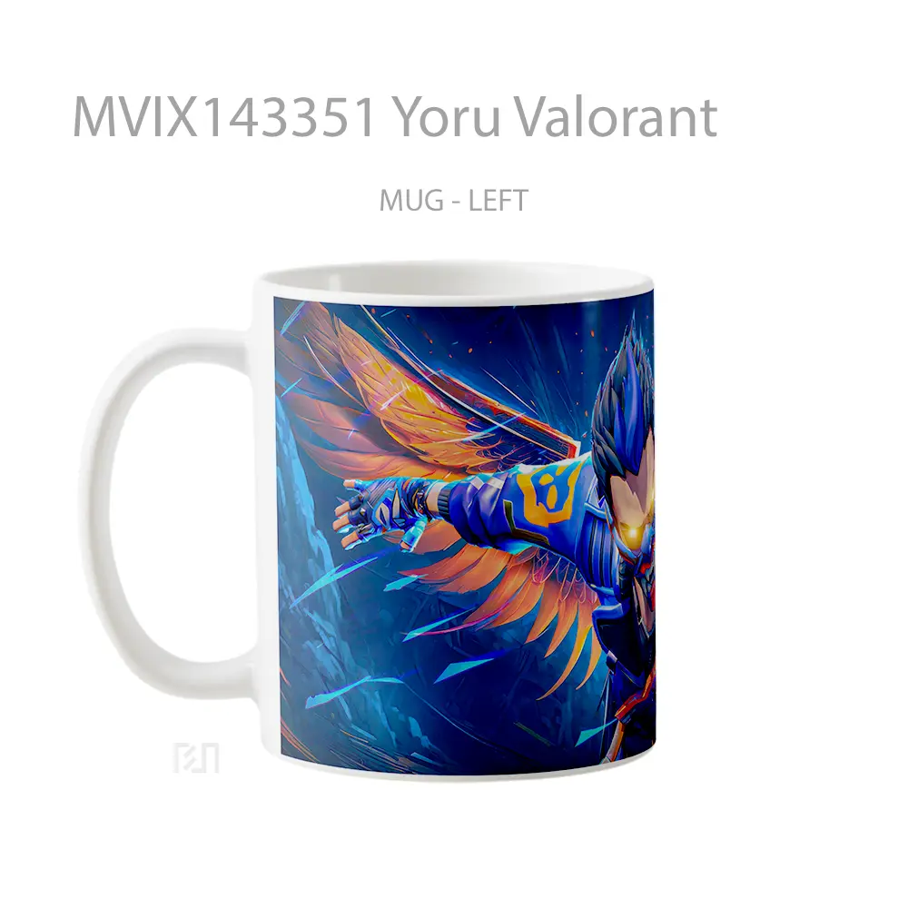Mug Yoru Valorant Cangkir Gamer - All-side / Desain