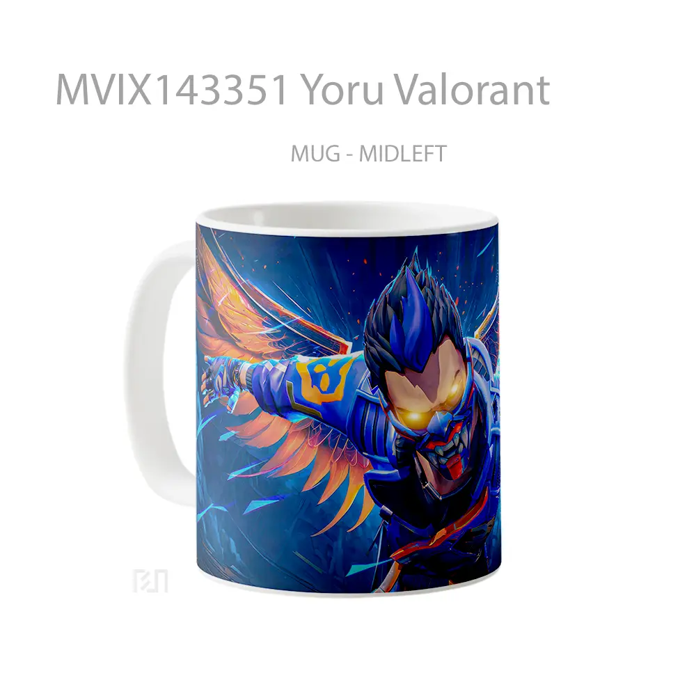 Mug Yoru Valorant Cangkir Gamer - All-side / Desain