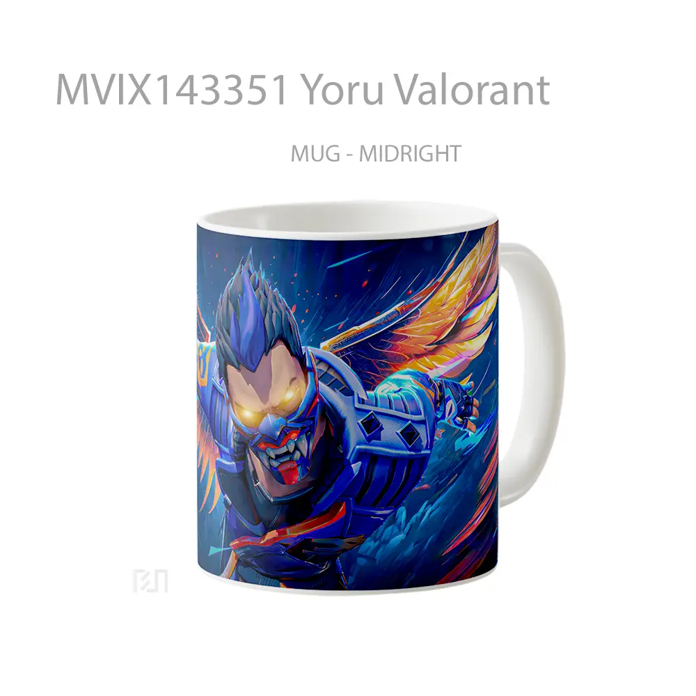 Mug Yoru Valorant Cangkir Gamer - All-side / Desain