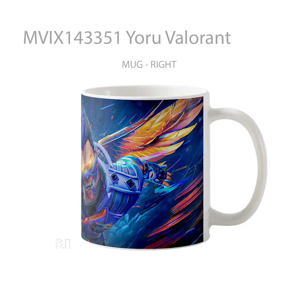 Mug Yoru Valorant Cangkir Gamer - All-side / Desain