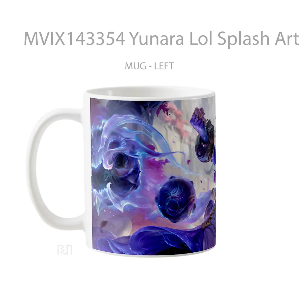 Mug Yunara Lol Splash Art Cangkir Gamer - All-side / Desain