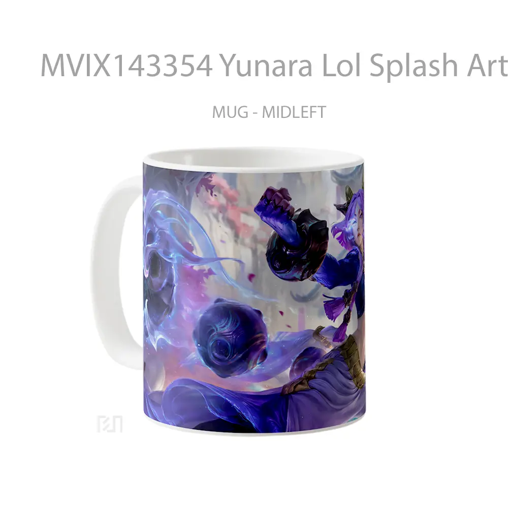Mug Yunara Lol Splash Art Cangkir Gamer - All-side / Desain