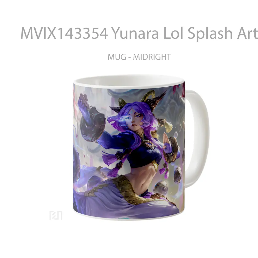 Mug Yunara Lol Splash Art Cangkir Gamer - All-side / Desain