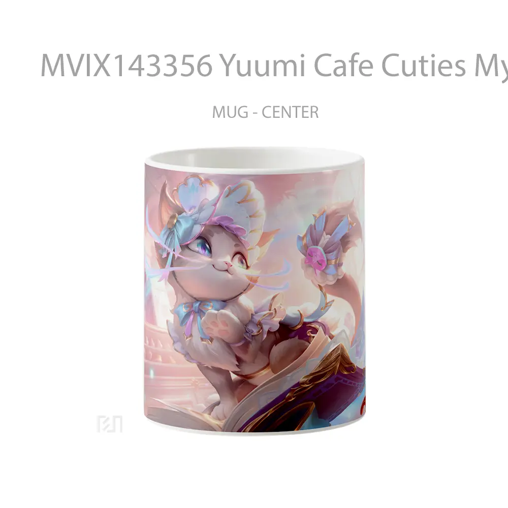 Mug Yuumi Cafe Cuties Mythic Chroma Skin Lol Wild Rift Splash Art Cangkir Gamer