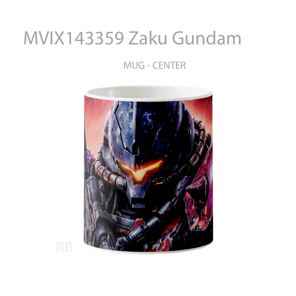 Mug Zaku Gundam Gelas Keramik Unik
