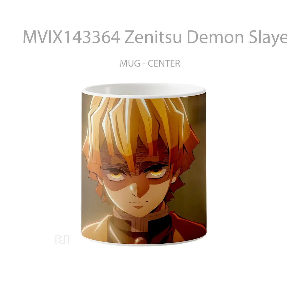 Mug Zenitsu Demon Slayer Infinity Castle Gelas Keramik Unik