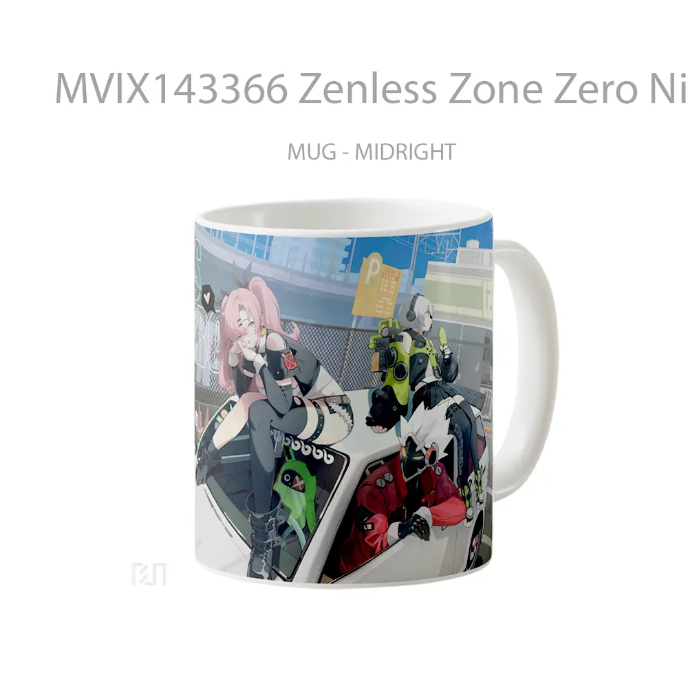 Mug Zenless Zone Zero Nicole Anby Billy Gelas Keramik Unik - All-side / Desain
