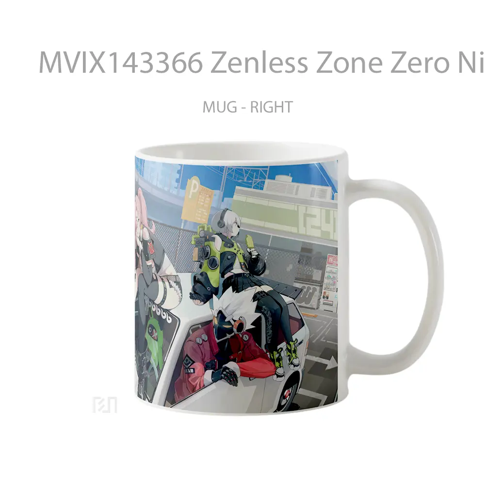 Mug Zenless Zone Zero Nicole Anby Billy Gelas Keramik Unik - All-side / Desain