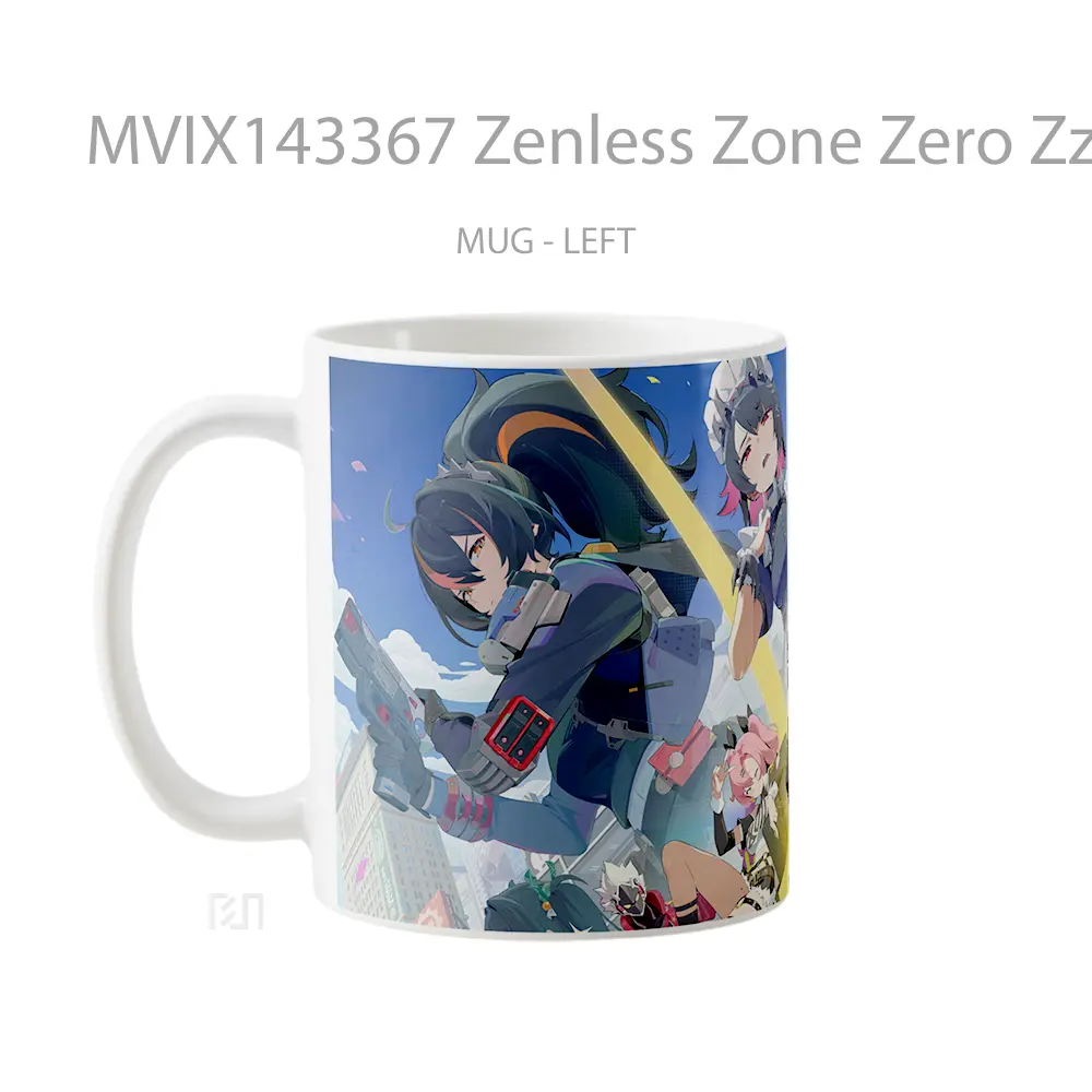 Mug Zenless Zone Zero Zzz Characters Gelas Keramik Unik - All-side / Desain