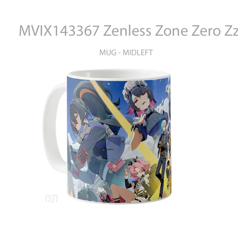 Mug Zenless Zone Zero Zzz Characters Gelas Keramik Unik - All-side / Desain